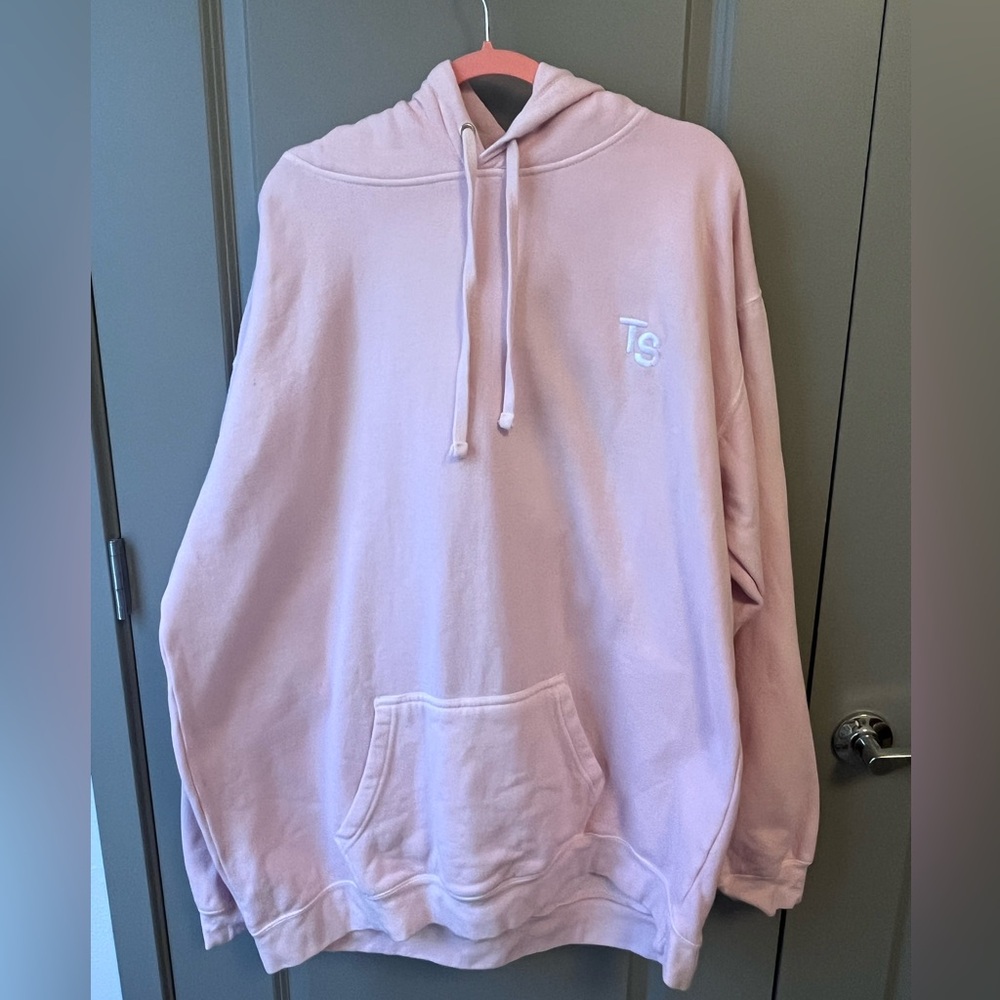 Taylor Swift Pink Glitter Rose Hoodie - Picture 2 of 6